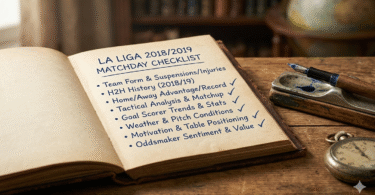 Creating a La Liga 2018/2019 Betting Checklist to Use Before Every Match